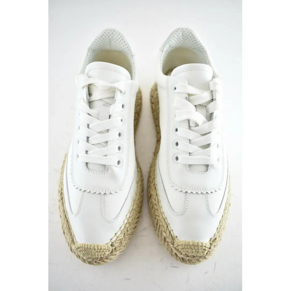 Christian Louboutin Espasneak Flat White Bianco Platform Espadrille Sneaker 40 - Picture 7 of 11
